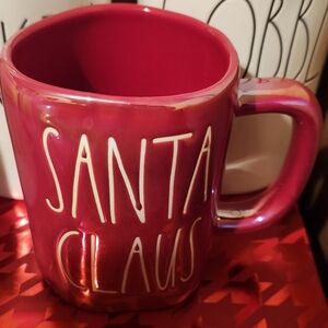 Rae Dunn SANTA CLAUS mug EUC